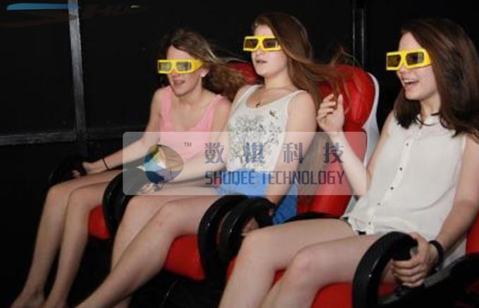 Adventure Rider 5D Cinema System With Comfortable And Safety Leather Motion Chairs 1