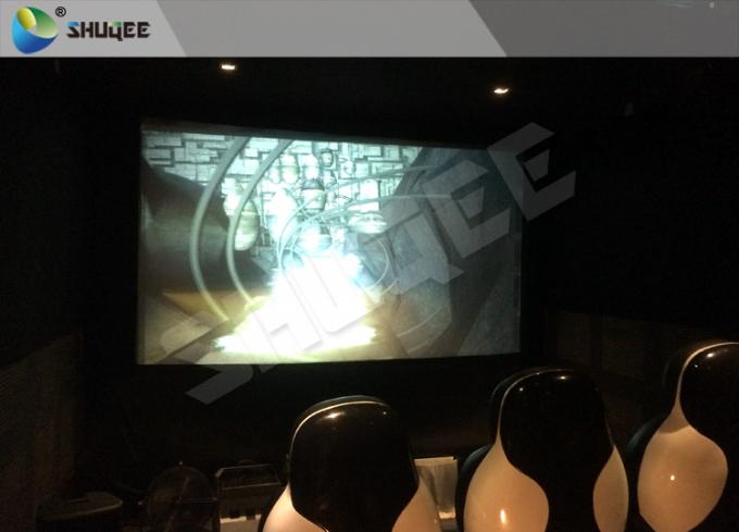 Elegant 5D Movie Theater 3 Dof Electric Dynamic System / 5D Cinema Equipment 0