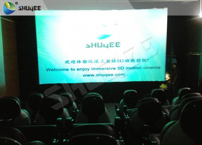 Elegant 5D movie theater Genuine With Environmental Simulation 2 Seats Per Set 0