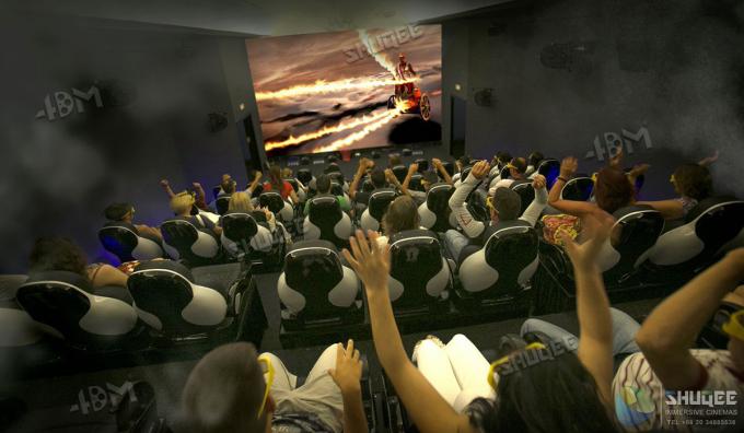 Funny 7D Movie Theater For Science Museums / Solid 7D Home Cinema 0
