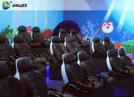 Specific Design 5D Cinema System With Red Black Motion Chairs In High Synchronized Performance