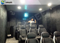 Vivid Green Dinosaur 5D Movie Theater Nine Seats With Luxury Chairs