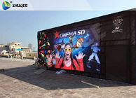 Commercial Park 5D Movie Theater With Portable Cabin / 3D Glasses