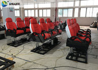 Red Luxury Chairs 7D Movie Cinema With Shooting Interactive Game