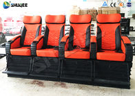 Electric System 4D Movie Theater 120 Red Color Seats For Shopping Center