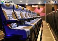 Arc Screen 4D Cinema Equipment Simulator Motion Chairs Customized Color SGS