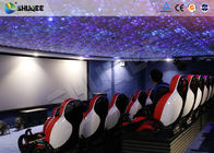 Fiberglass / Genuine Leather 5D Cinema Movies Theater With Pneumatic System