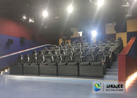 Red / Black 5D Movie Theater For 5 Persons With Fiber Glass Material