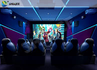 Flexible Smooth 5D Cinema Chair / 5D Cinema Electric System With Low Energy Easy Maintenance