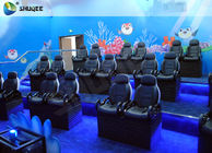 Electric Dynamic 7D Cinema System / 3 People Capacity Movie Theater Chairs