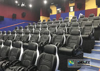 Black 9D Movie Theater Dynamic Electric For Commercial Shopping Mall And Amusement Attraction