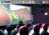 Red Luxury Seat 7d Cinema Equipment 7D Simulator System Metal Flat Screen