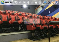 Electrical / Hydraulic4D Movie Theater Equipment For Action Movies 4 seats - 100 seats