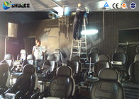 Fiberglass / Genuine Leather 5D Movie Theater 3 people Capacity 12HZ 220V