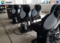 Two Seats Together 5D Simulator Motion Chair With Projectors / Screen System