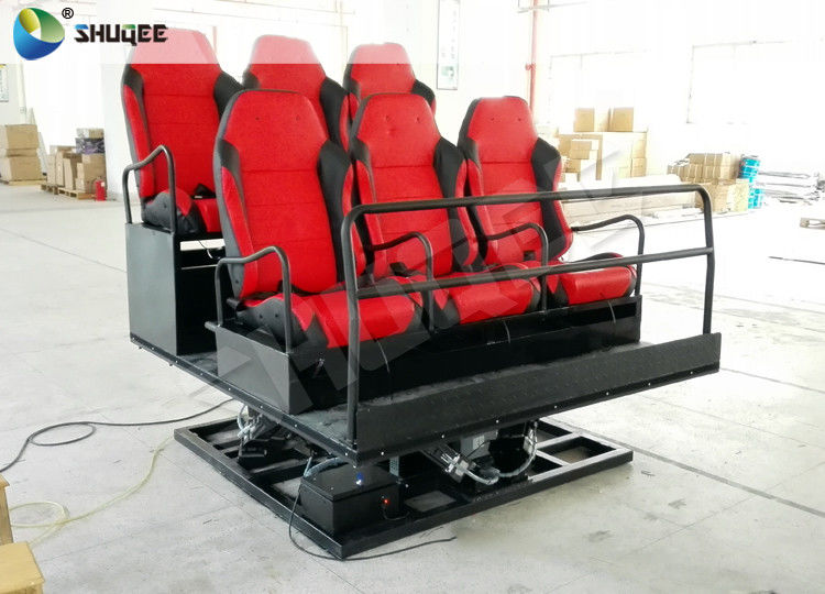 Mobile 7D Trailer Movie Theater 6 People Box Customize 7D Motion Cinema 2