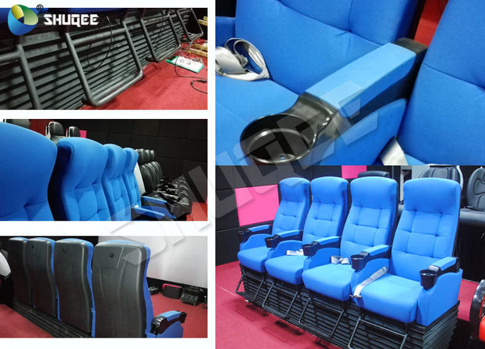 Motion Chair 4D Movie Theater With Special Systerm And Metal Screen 2