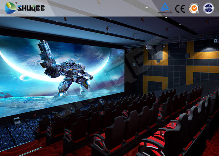 China Exciting 5 D Movie Theater Electronic Chair With Safety Belt , Armrest factory