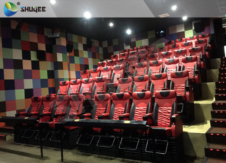 ISO Certificate 4D Movie Theater Cinema Equipment 120 People 0