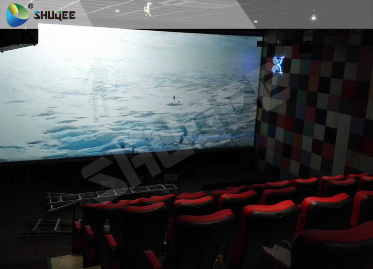 China Sound Vibration Motion Imax Movie Theater Red For Shopping Center factory