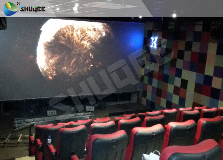 Exciting 4D Movie Theater Hologram Technology With Electric Motion Cinema Chair 0