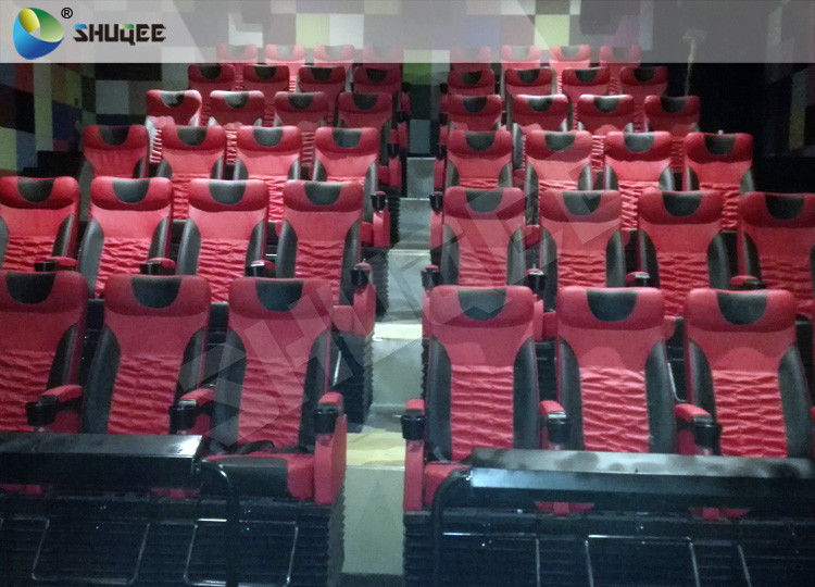 China Cinema System 4D Movie Theater Environment Effect With Chair Effect Water / Air Spray factory