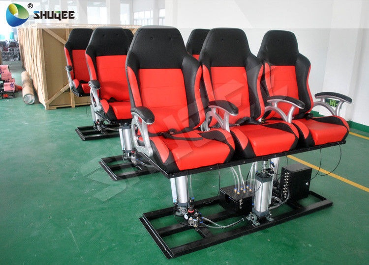 Dinosaur Movie Theater Equipment With Red Comfortable Chairs