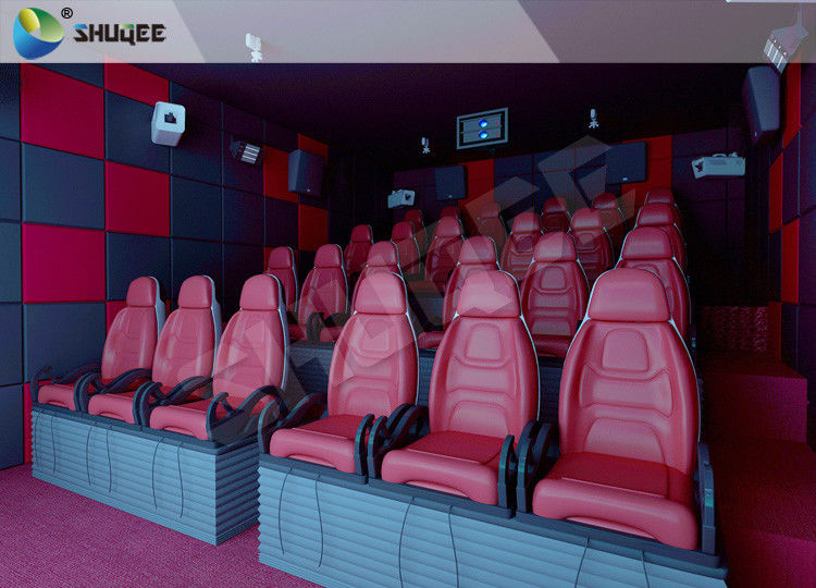 China 5D Cinema System SGS Certificated With Linearly Polarized Glasses And Emergency Stop Button factory