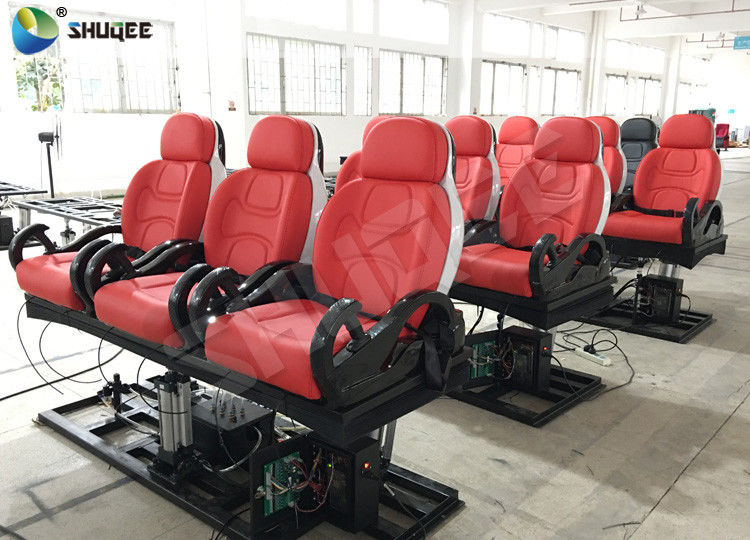 China Realistic 6D Cinema Equipment With Excited Motion Chair And Cinema Special Effects factory