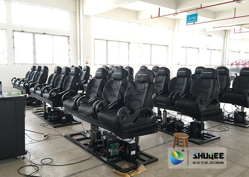 China Special Effects 6D Cinema Equipment With Black And White Design factory