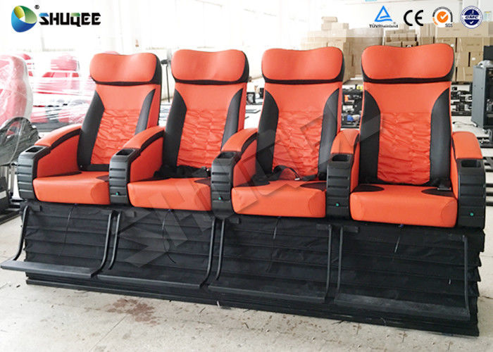 4D Film 4D Movie Theater With 4DM Motion Seat Special Effect Wind / Rain / Snow