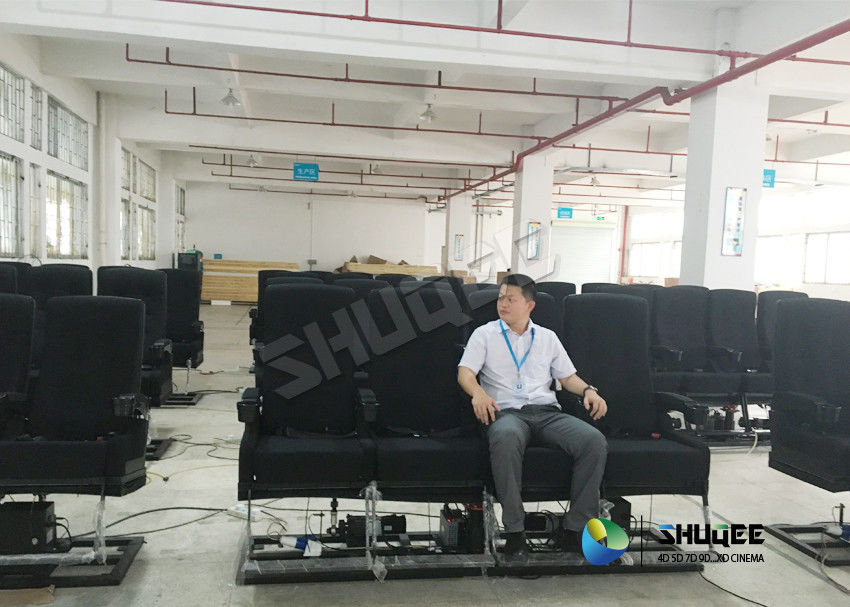 China Motion Chair 4D Movie Theater With Special Systerm And Metal Screen factory