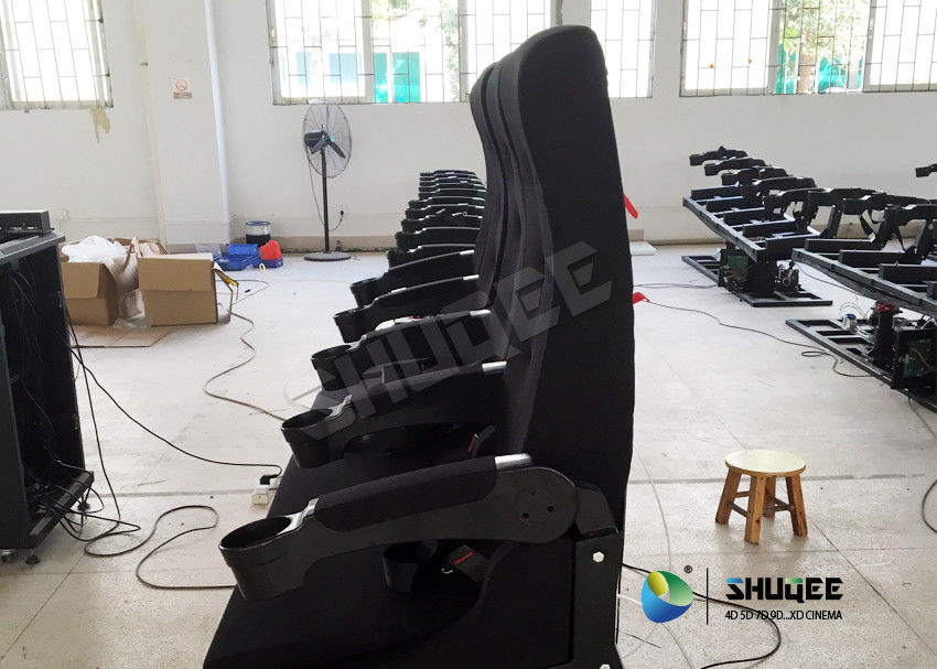 4D Cinema System 4D Movie Theater , Special Effect Motion Chair Voltage 220 / 380 V