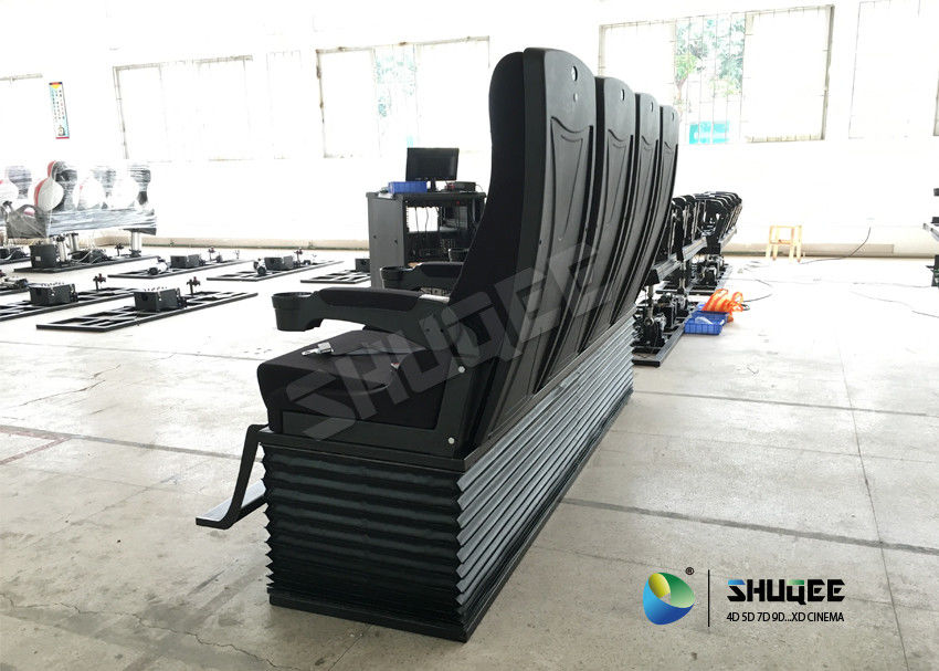 Dynamic Simulator 4d Motion Theatre With Electric / Hydraulic / Pneumatic  System