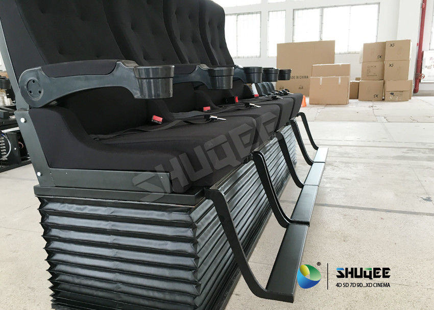 80 People Motion Chair 4D Theatre Equipment Dynamic System For Shopping Mall