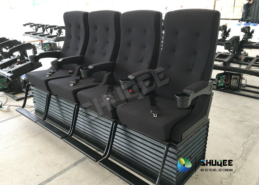 Hydraulic / Pneumatic 4D Movie Theater 4 Seats To 100 Seats Can Choose The Brand 0