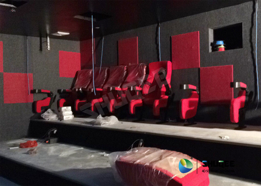 High Tech Movie Theater Seats 3D Movie Cinema With Flat / Arc / Curved Screen System