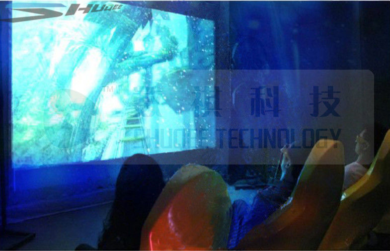 5D Movie theater outdoor , cinema box with specail effect function