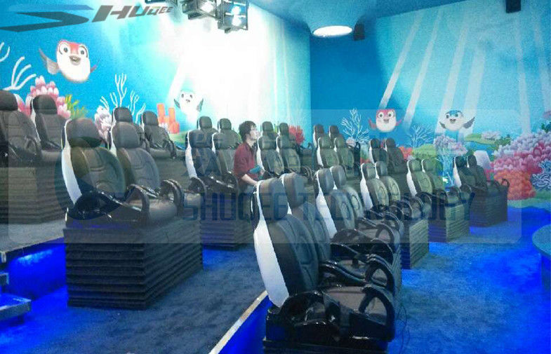 China 3d / 4d / 5d / 6d Cinema Motion Theater Chair Pneumatic / Hydraulic / Electronic factory