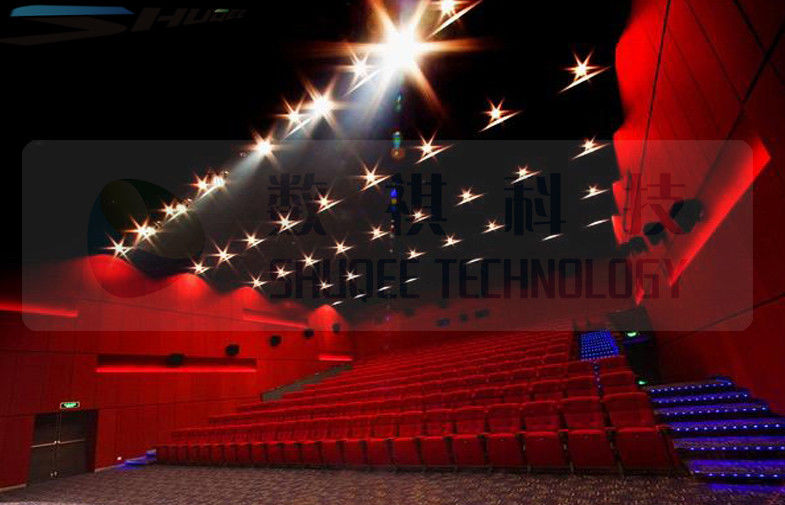 China 4D movie theater , thrilling movie , drastic movement of motion chair factory
