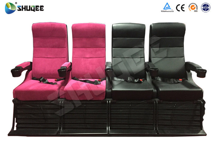 Exciting 4D Movie Theater Hologram Technology With Electric Motion Cinema Chair