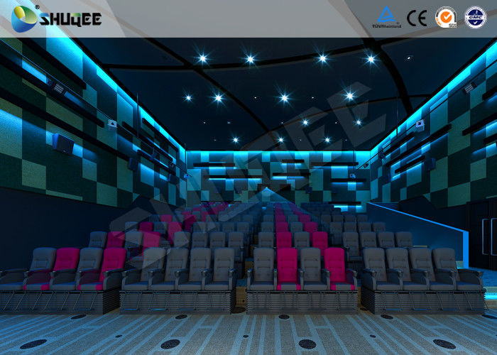 China Unprecedented Entertainment 4D Movie Theater With Electronic Motion Seats factory