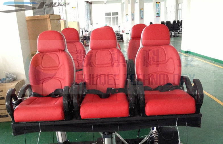 China Pneumatic 7D Motion Theater Chair Fiber Glass with Rubber Cover factory