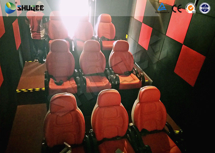 6D Cinema Equipment Cabin Box 9 People Electric Platform Chairs VR Glasses 3