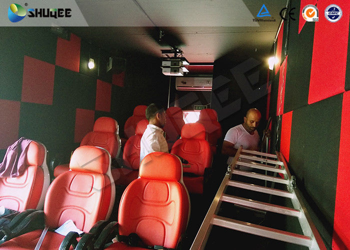 China 9D Cinema Simulator XD Theatre With 360 Degree VR Glasses / Motion Chair factory