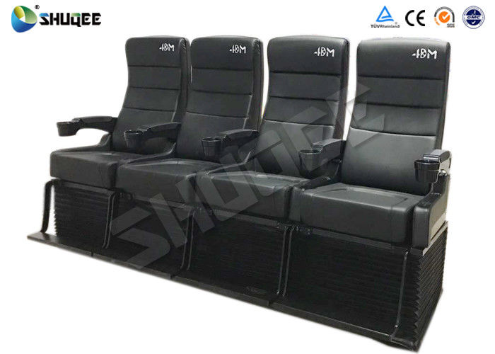 Amusement Park 4D Movie Theater With Electric System / 4D Cinema Chairs