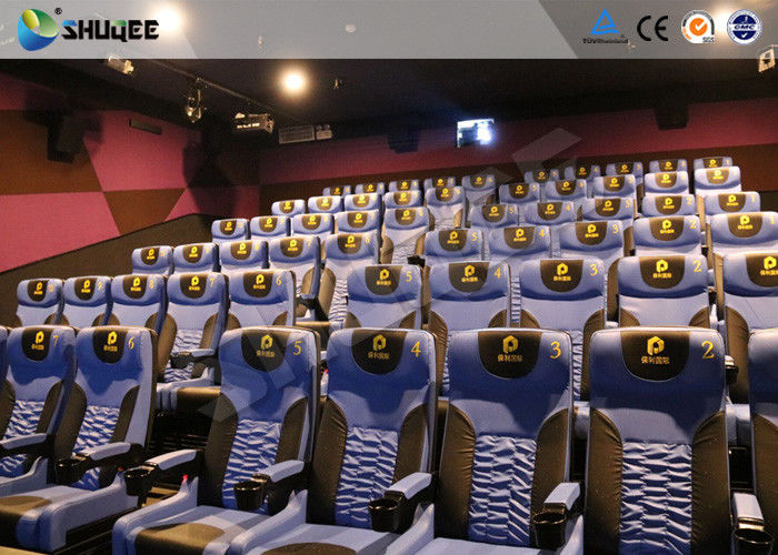 Business Centre 4D Movie Theater Electric Motion Rider Equipment 80 Seats