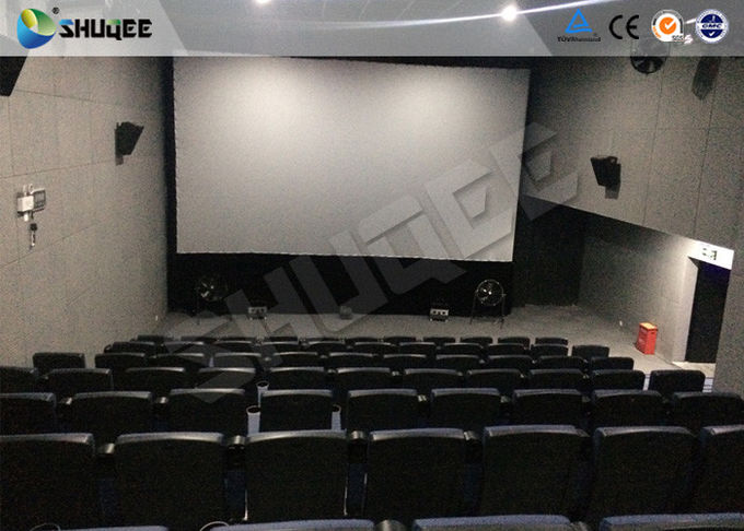 Business Centre 4D Movie Theater Electric Motion Rider Equipment 80 Seats 0