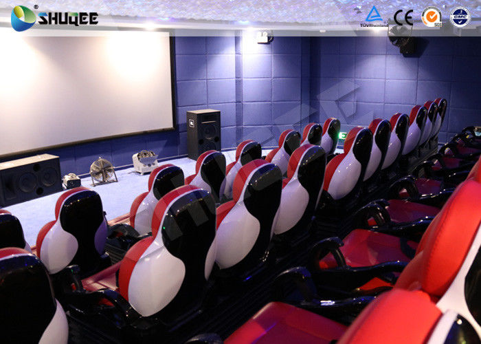 Cinema System 5D Movie Theater With Certification Red Motion Seat / Special Effect