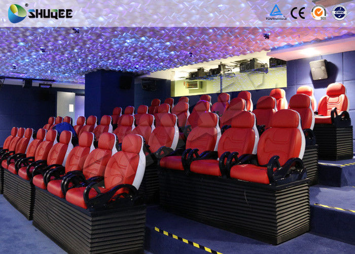 China 3 Seats / Set Bearing 450Kg 5D Movie Theater For 39 Chairs Cinema Entertainment factory